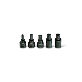 Wright Tool 607 3/4" Drive Metric Hex Bit Socket Set 5 Piece