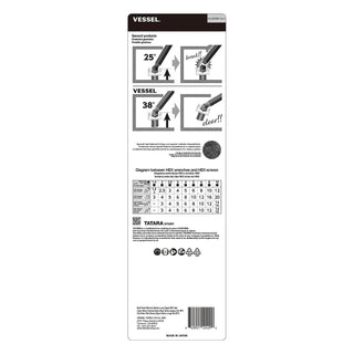 Vessel Tools 8309BPXLU Ball Point Hex L-Key Wrench (Extra Long Type) 9 Piece Set