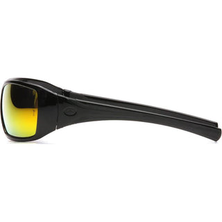 Pyramex SB5645D Ice Orange Mirror Lens with Black Frame