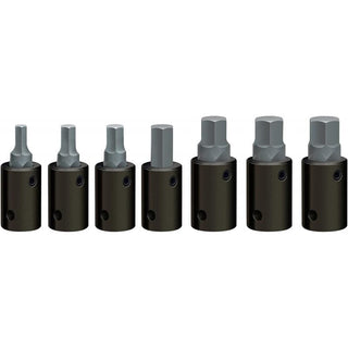 Wright Tool 362 3/8" Drive Impact Hex Bit Socket Set 7-Piece