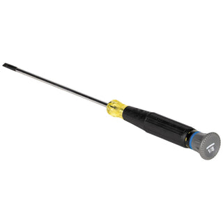 Klein Tools 6254 Precision Screwdriver, 1/8" Slotted, 4" Shank