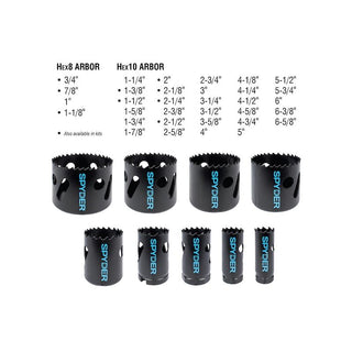 Spyder 600093CF RCE HOLE SAW, BI-METAL,3 Inch