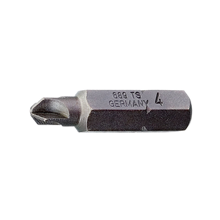 GEDORE 689 TS 6 Screwdriver Bit 1/4" 4-Wing TORQ-SET 6mm