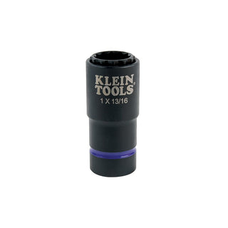 Klein Tools 66015 2-in-1 Impact Socket, 12-Point, 1 and 13/16-Inch