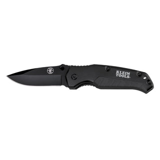 Klein Tools 44220 Pocket Knife, Black, Drop-Point Blade