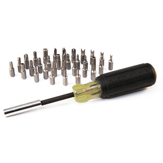 Klein Tools 32510 Magnetic Screwdriver with 32-Piece Tamperproof Bit Set