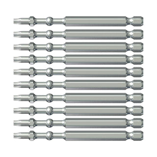 Vessel Tools IBTX2090P10K Impact Ball Torsion Bits T20 x 90, 10 pack