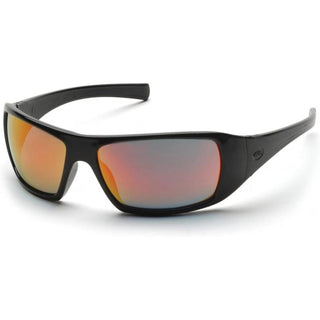 Pyramex SB5645D Ice Orange Mirror Lens with Black Frame