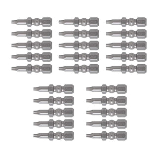 Vessel Tools IBTX1030P25K Impact Ball Torsion Bits T10 x 30, 25 Pack