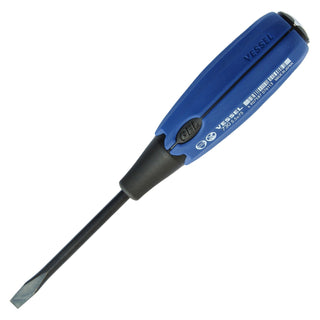 Vessel Tools 730S5575 Super Cushion Tang-Thru Screwdriver No.730, Slotted 5.5 x 75