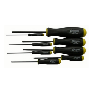 Bondhus 74632 Ball End Screwdriver Set, 8 Piece