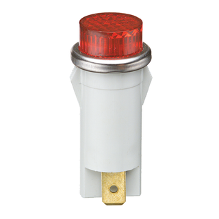 Ideal 778111 Indicator Light, Red, 250V, Raised