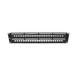 Platinum Tools 644-48SU Unloaded Patch Panel, 48 Port, Shielded