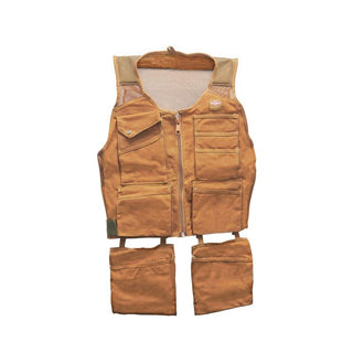 Bucket Boss 80450 SuperVest, L/XL Waist, Canvas, Brown, 14-Pocket