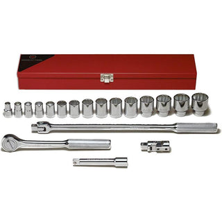 Wright Tool 422 12-Point Standard Socket Set 19-Piece