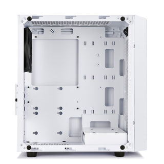 Silverstone Technologies PS15W-G Micro-ATX & Mini-DTX Mesh Front Panel Steel Body Tempered Glass Side Panel - White Plus Tempered Glass Window