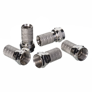 Ideal 85-053 RG-6 F Twist-On Connector - 10 Piece