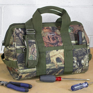 Bucket Boss 85016  Camo Gatemouth Tool Bag in Mossy Oak Camo, 15 liters