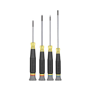 Klein Tools 85615 Precision Screwdriver Set, Slotted & Phillips, 4 Pc.