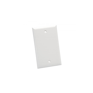 Platinum Tools 600WH-25 Wall Plate, Standard, 1 Gang Blank, 25 Piece/Installer Pack, White