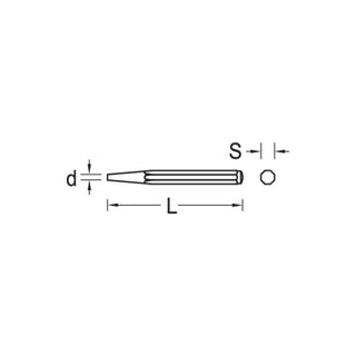 Gedore 8711760 Drift punch octagonal 120x12x8 mm