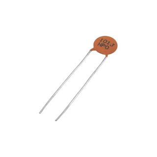 NTE 89010 Capacitor Ceramic Disc 10PF 50V 0.5PF Tolerance Radial Lead