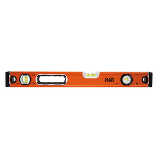 Klein Tools 935L Level, 24-Inch Magnetic Bubble Level with Adjustable Vial and Top V-Groove