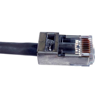 Platinum Tools 100021C EZ-RJ45 Shielded Cat5e/6, (Internal Ground) (Pack of 10)