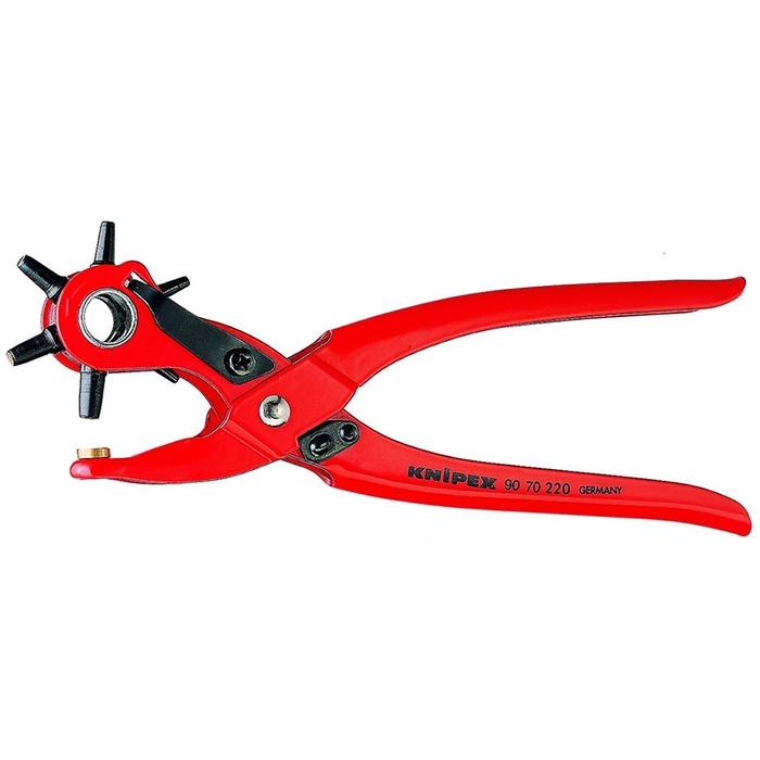 KNIPEX 90 70 220 Revolving Punch Pliers, 220 mm