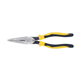 Klein Tools J203-8 Pliers, Long Nose Side-Cutters, 8-Inch