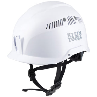 Klein Tools 60149 Safety Helmet, Vented-Class C, White