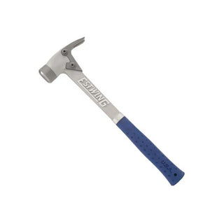 Estwing ALBLM Blue Vinyl Grip Aluminum Hammer With Milled Face