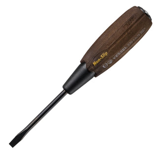 Vessel Tools 330S5575 Wood-Compo Tang-Thru Screwdriver No.B-330, Slotted 5.5 x 75