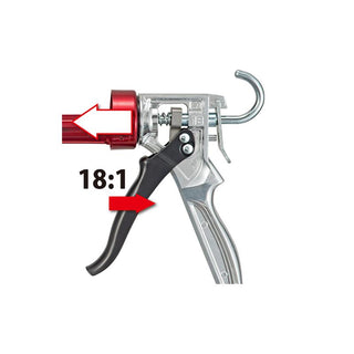 Tajima Tools CNV-100SP18 Convoy Super 18, High-Thrust Rotary Caulk Gun, 310 ml / 1/10 Gallon