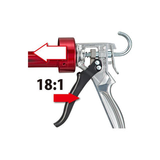 Tajima Tools CNV-900SP18 Convoy Super 18, High-Thrust Rotary Caulk Gun, 900 ml / 1 Quart