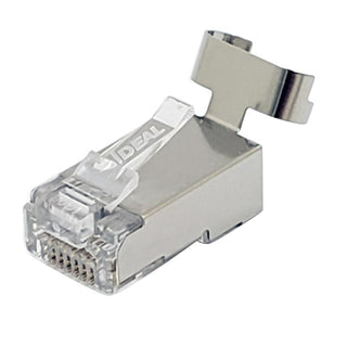 Ideal 85-369 Shielded Feed-Thru CAT6A/6/5e Modular Plug, 50/Jar