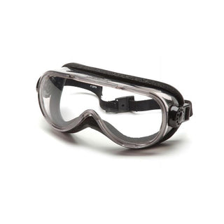 Pyramex G404T Goggles - Clear H2X Anti-Fog Top Shelf Chemical Splash Goggle with Foam Padding