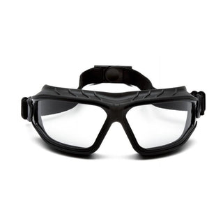 Pyramex GB10025TM Torser - Black Strap/Light Gray H2MAX Anti-Fog Lens