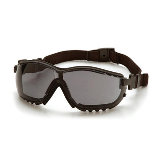 Pyramex GB1820ST V2G -  Gray H2X Anti-Fog Lens with Black Strap/Temples