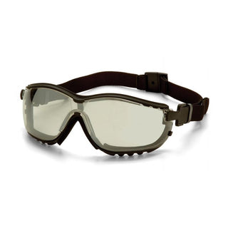 Pyramex GB1880ST V2G - Black Frame/Indoor/Outdoor Mirror Anti-Fog Lens