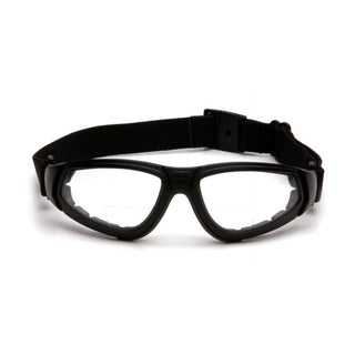 Pyramex GB4010STR20 XSG Reader - Clear +2.0 H2X Anti-Fog Reader Lens with Black Strap/Temples