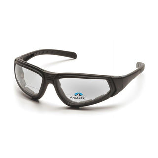 Pyramex GB4010STR15 XSG Reader - Clear +1.5 H2X Anti-Fog Reader Lens with Black Strap/Temples