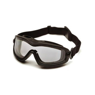 Pyramex GB6410SDT V2G Plus - Clear H2X Anti-Fog Dual Lens with Black Strap