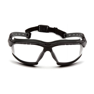 Pyramex GB9410STM Isotope Clear H2MAX Anti-Fog Lens with Black Frame, Clear