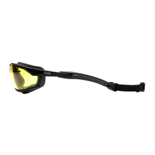 Pyramex GB9430STM Isotope - Amber H2MAX Anti-Fog Lens with Black Frame