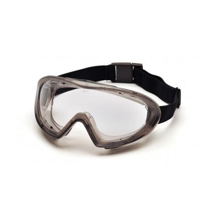 Pyramex GG504T Gray Direct/Indirect Goggle with Clear H2X Anti-Fog Lens