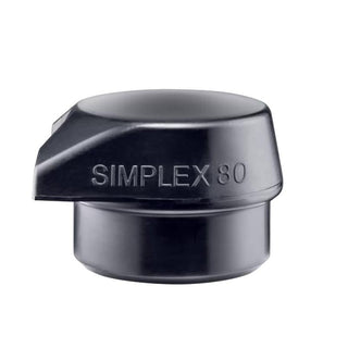 Halder 3202.280 Simplex Replacement Face Insert, "STAND-UP" Black Rubber 3.15 Inch