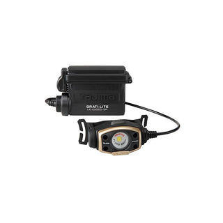 Tajima LE-E502D-SP GRATI-LITE, flood beam headlamp, rechargeable, 500 lm, separate battery compartment