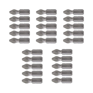 Vessel Tools NTPH2254P25K Neck Torsion Power Bits, PH2 x 25.4 mm, Bulk 25 Pc.