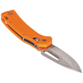 Klein Tools OFK000ORT Resurgence Fishing Pocket Knife, Orange & Drop Point